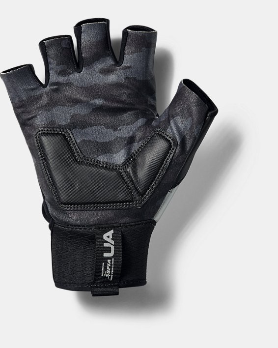 Men's UA Combat HF - NFL Football Gloves, Black, pdpMainDesktop image number 1